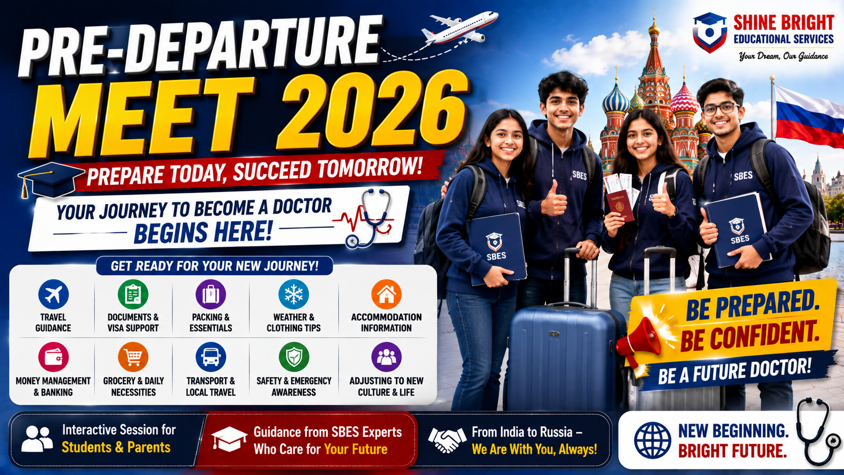SBES Pre-Departure Meet 2026: Preparing Future Doctors for Their Journey to Russia